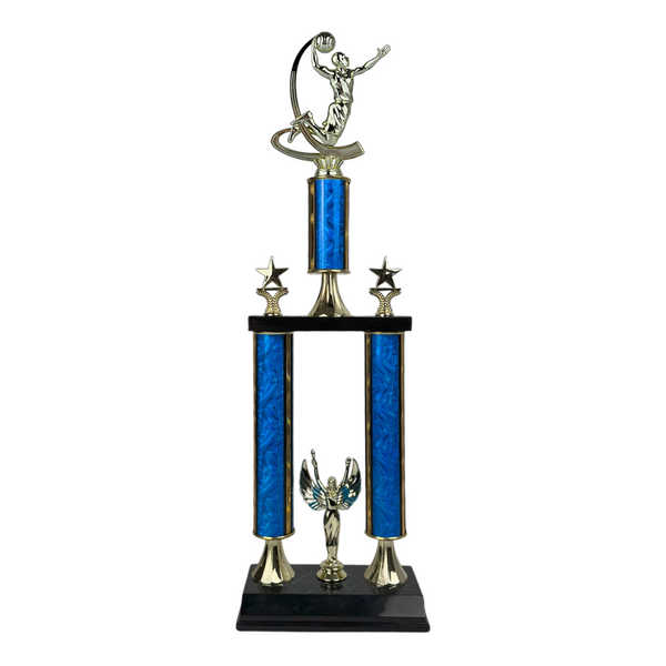 Trofeo de Tubo con Figura Serie 50 de Baloncesto